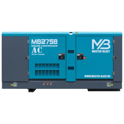 Винтовой компрессор Master Blast MB275B+AC (дизельный с осушителем)